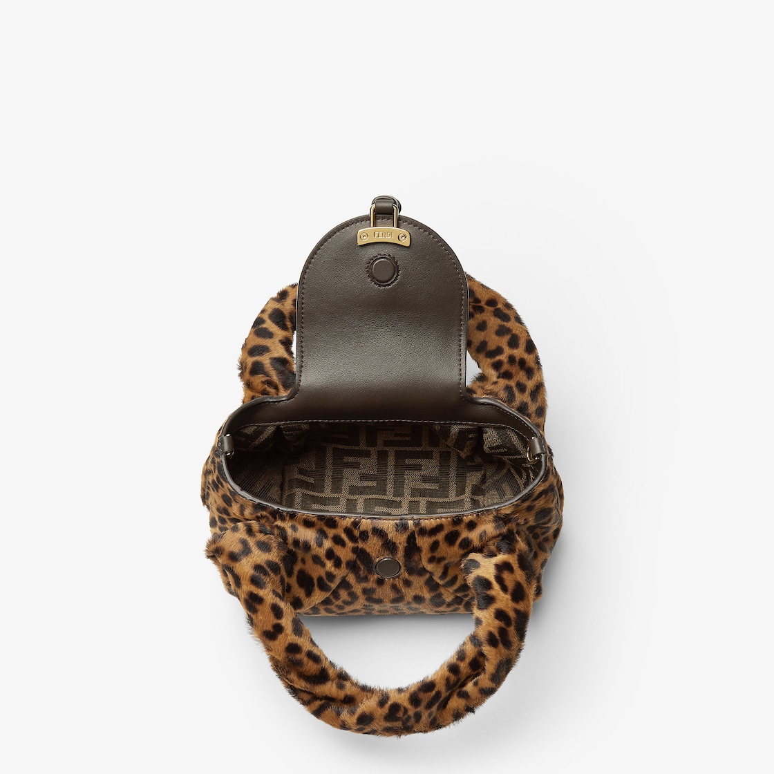 FENDI Fendi Spy Mini Printed cavallino calfskin mini bag - Image 4